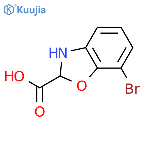 7-Bromo-2,3-dihydro-benzofuran-2-carboxylic Acid structure