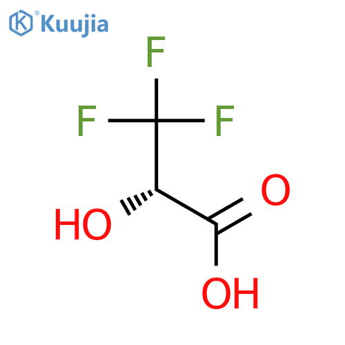 (2R)-3,3,3-trifluoro-2-hydroxypropanoic acid structure