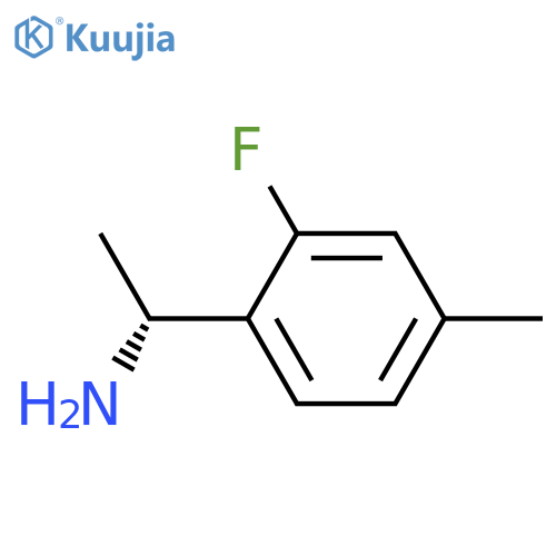 (1R)-1-(2-fluoro-4-methylphenyl)ethan-1-amine structure
