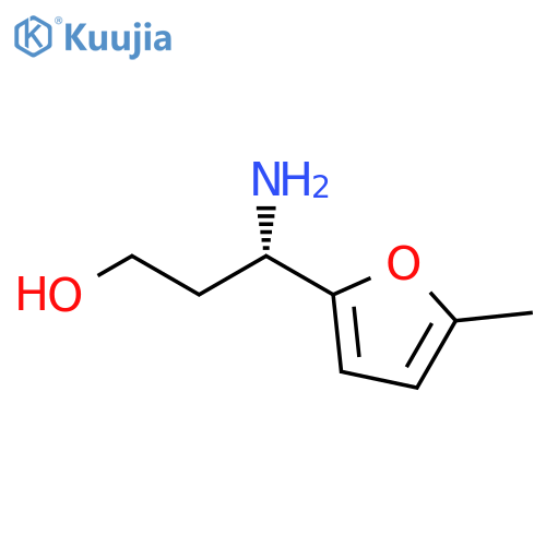 (3S)-3-amino-3-(5-methylfuran-2-yl)propan-1-ol structure