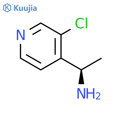 (1R)-1-(3-chloropyridin-4-yl)ethan-1-amine structure