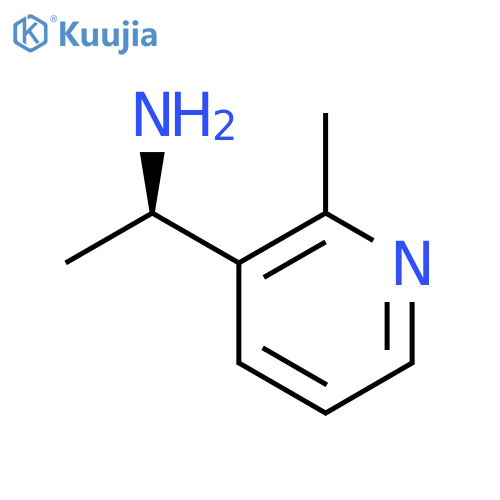 (1R)-1-(2-methylpyridin-3-yl)ethan-1-amine structure