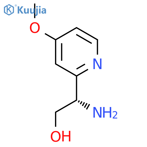 (2S)-2-amino-2-(4-methoxypyridin-2-yl)ethan-1-ol structure