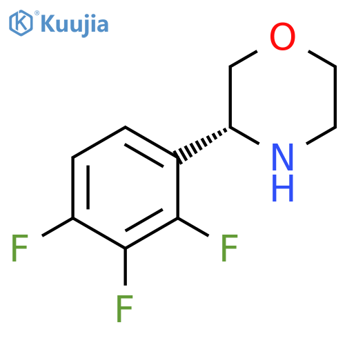 (3R)-3-(2,3,4-TRIFLUOROPHENYL)MORPHOLINE structure
