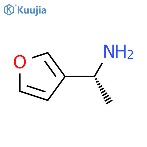 (1R)-1-(furan-3-yl)ethan-1-amine structure