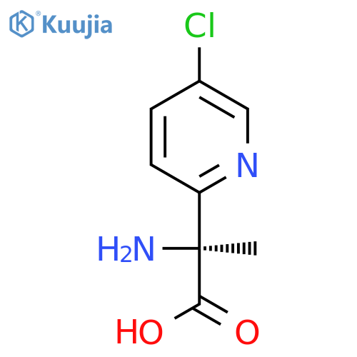 (2S)-2-amino-2-(5-chloropyridin-2-yl)propanoic acid structure