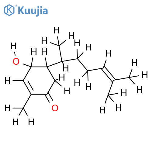 1-hydroxybisabola-2,10-dien-4-one structure