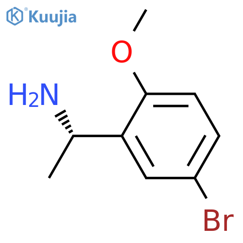 (1S)-1-(5-bromo-2-methoxyphenyl)ethan-1-amine structure