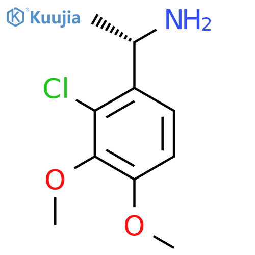 (1S)-1-(2-chloro-3,4-dimethoxyphenyl)ethan-1-amine structure