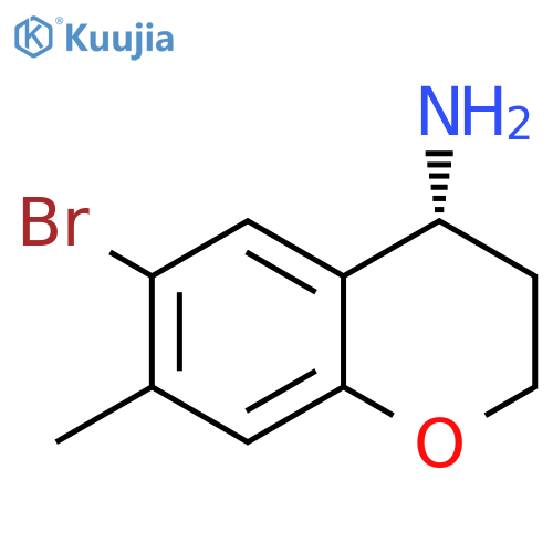 (4R)-6-BroMo-7-MethylchroMane-4-ylaMine structure