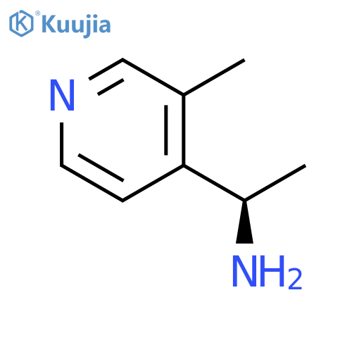 (1R)-1-(3-methylpyridin-4-yl)ethan-1-amine structure