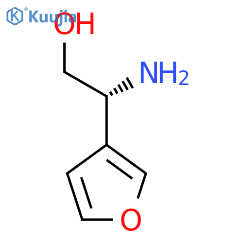 (2R)-2-amino-2-(furan-3-yl)ethan-1-ol structure
