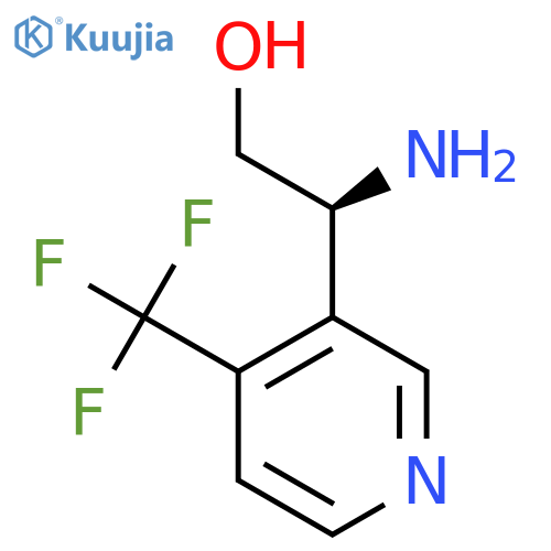 (2S)-2-amino-2-4-(trifluoromethyl)pyridin-3-ylethan-1-ol structure
