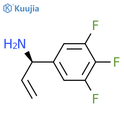 (1R)-1-(3,4,5-TRIFLUOROPHENYL)PROP-2-ENYLAMINE structure