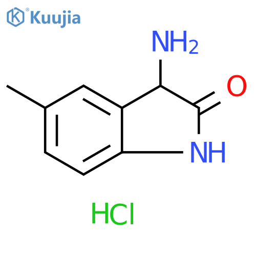 3-amino-5-methyl-1,3-dihydro-2H-indol-2-one hydrochloride structure