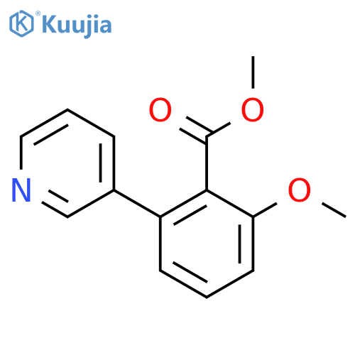 Methyl 2-methoxy-6-(pyridin-3-yl)benzoate structure