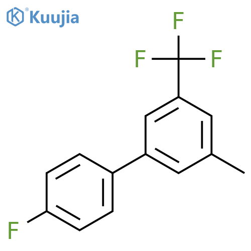 4'-Fluoro-3-methyl-5-(trifluoromethyl)biphenyl structure