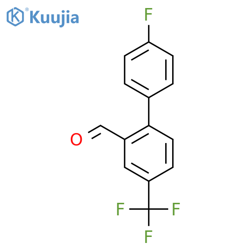 4'-Fluoro-4-(trifluoromethyl)biphenyl-2-carboxaldehyde structure
