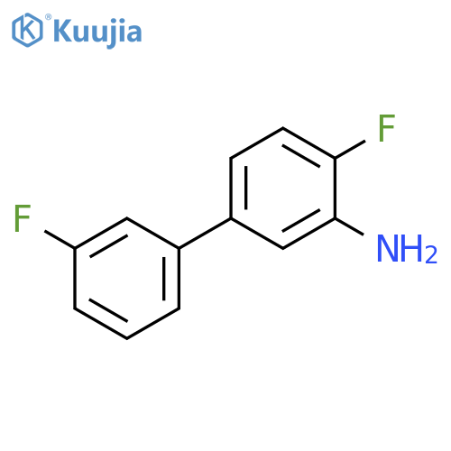 3',4-Difluorobiphenyl-3-amine structure