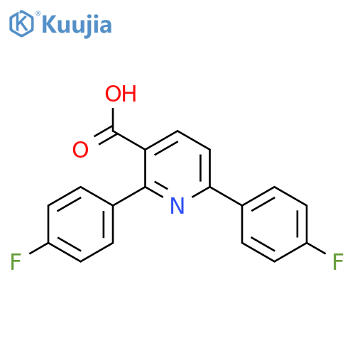 2,6-Bis(4-fluorophenyl)nicotinic acid structure