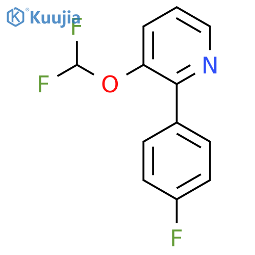 3-(Difluoromethoxy)-2-(4-fluorophenyl)pyridine structure