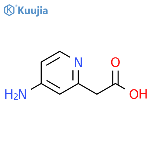 2-(4-aminopyridin-2-yl)acetic acid structure