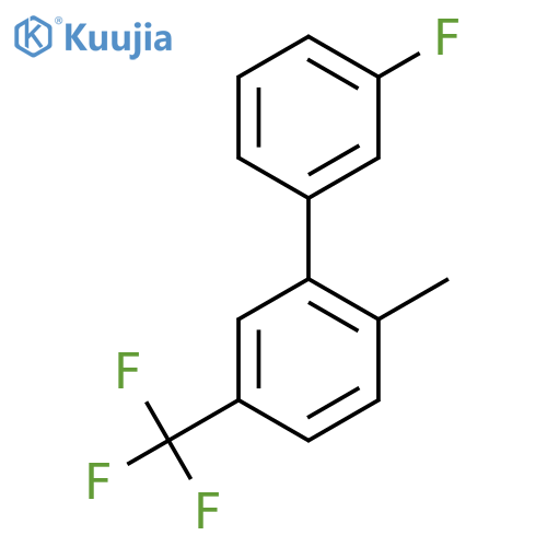 3'-Fluoro-2-methyl-5-(trifluoromethyl)biphenyl structure