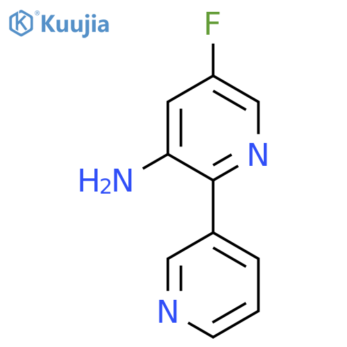 5-Fluoro-2-(pyridin-3-yl)pyridin-3-amine structure