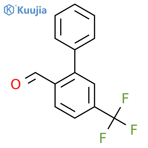 2-phenyl-4-(trifluoromethyl)benzaldehyde structure