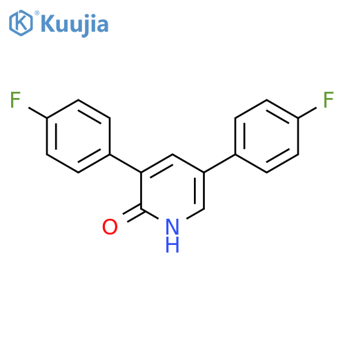 3,5-Bis(4-fluorophenyl)pyridin-2-ol structure