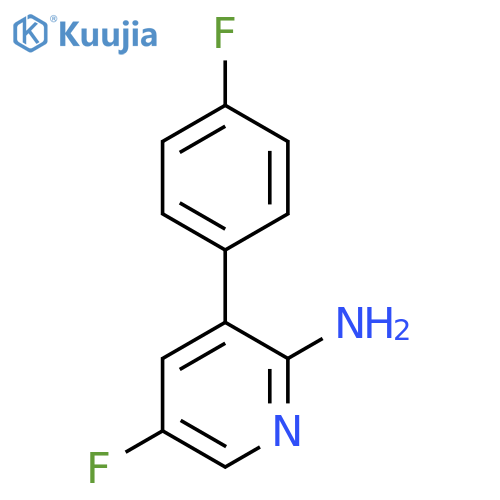 5-Fluoro-3-(4-fluorophenyl)pyridin-2-amine structure
