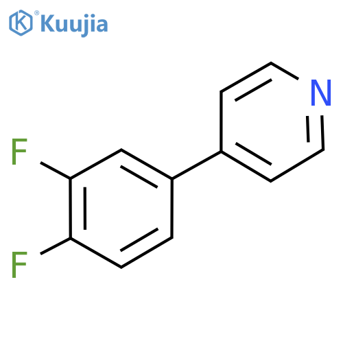 4-(3,4-Difluorophenyl)pyridine structure