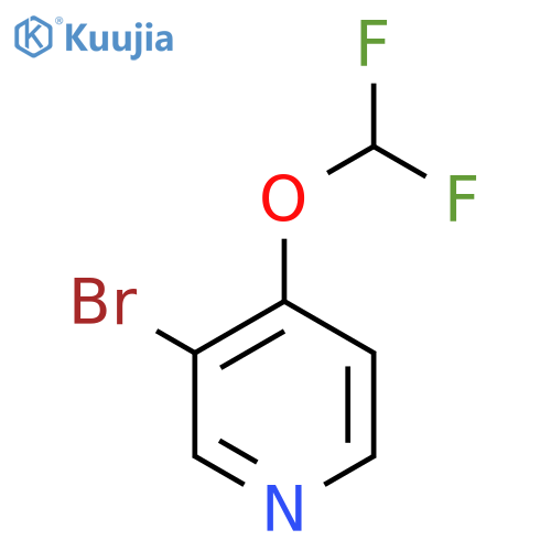 3-Bromo-4-(difluoromethoxy)pyridine structure