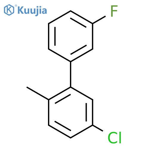 5-Chloro-3'-fluoro-2-methylbiphenyl structure