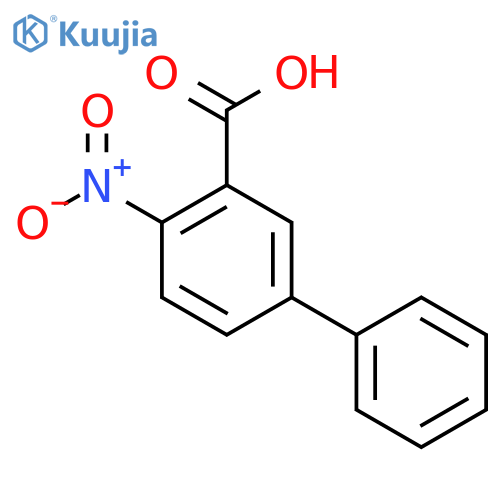 4-Nitrobiphenyl-3-carboxylic acid structure