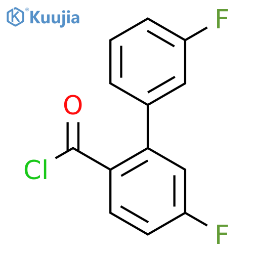 3',5-Difluorobiphenyl-2-carbonyl chloride structure