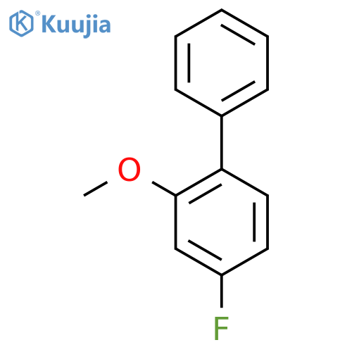4-Fluoro-2-methoxybiphenyl structure