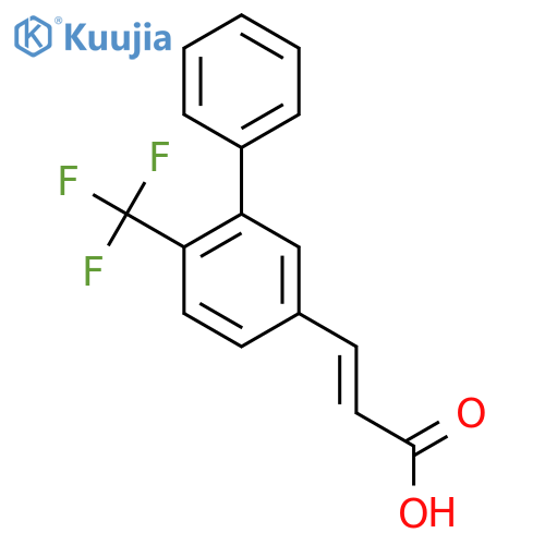 (e)-3-(6-(Trifluoromethyl)biphenyl-3-yl)acrylic acid structure