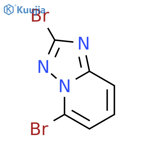 2,5-Dibromo-[1,2,4]triazolo[1,5-a]pyridine structure