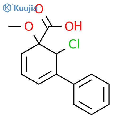 2'-Chloro-3'-methoxybiphenyl-3-carboxylic acid structure