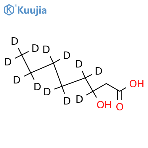 3-Hydroxyoctanoic Acid-d12 structure