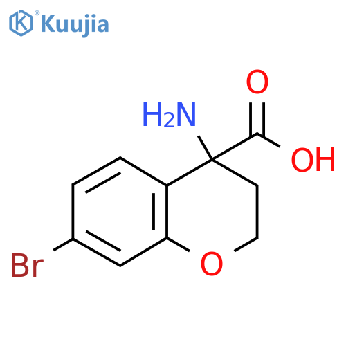 4-AMINO-7-BROMOCHROMANE-4-CARBOXYLIC ACID structure