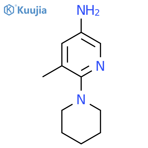 5-Methyl-6-(piperidin-1-yl)pyridin-3-amine structure