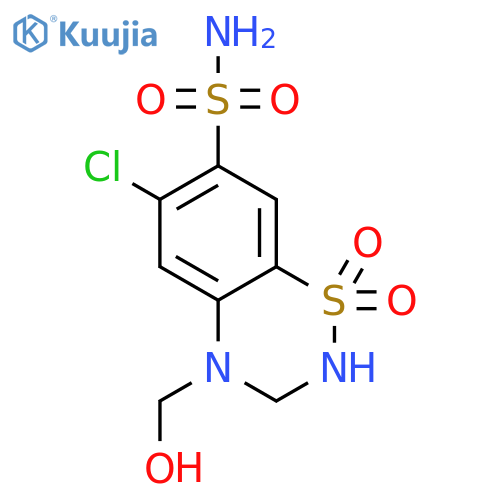 N4-Hydroxymethyl Hydrochlorothiazide structure