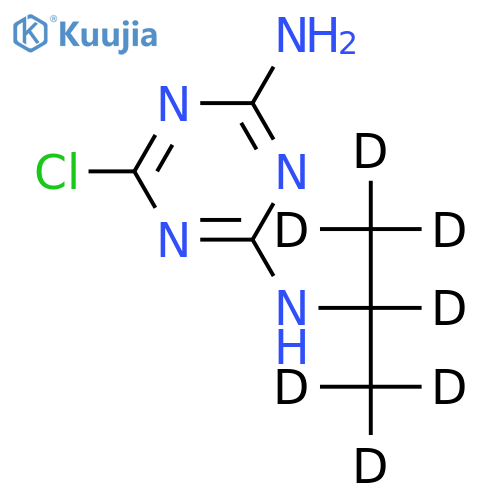 2-Amino-4-(isopropyl-d7-amino)-6-chloro-triazine structure