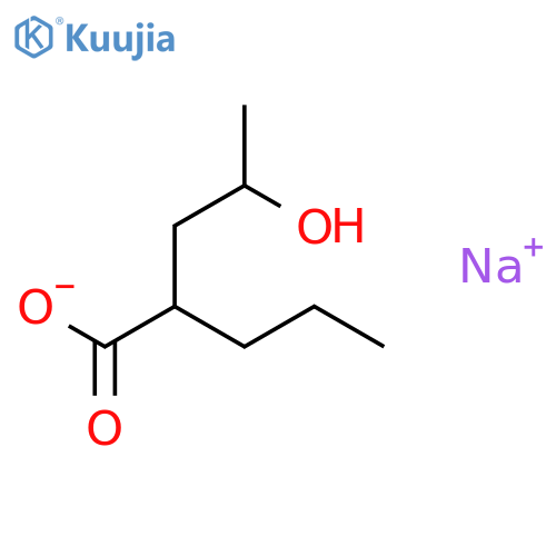 4-Hydroxy Valproic Acid Sodium Salt(Mixture of Diastereomers) structure