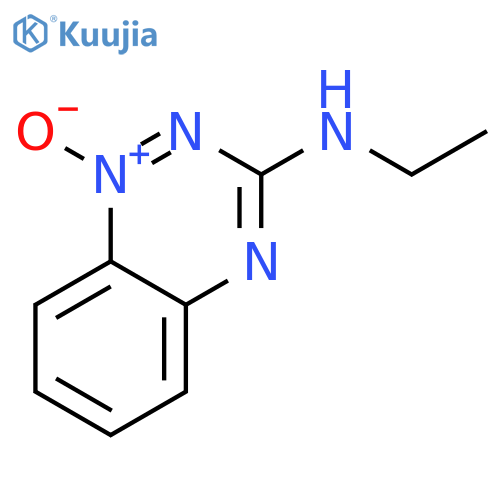 1,2,4-BENZOTRIAZIN-3-AMINE, N-ETHYL-, 1-OXIDE structure