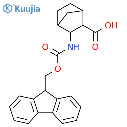 3-(endo-9-Fluorenylmethoxycarbonylamino)bicyclo[2.2.1]heptane-2-endo-carboxylic acid structure