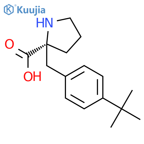 (S)-alpha-(4-tert-butyl-benzyl)-proline-HCl structure