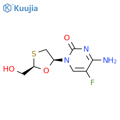 Emtricitabine-13C,15N2 structure